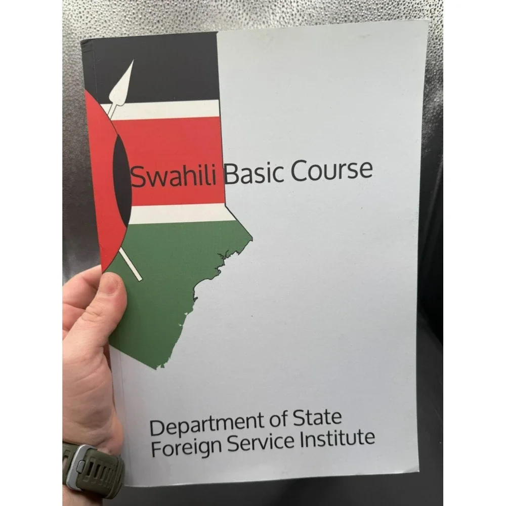 FSI Swahili Basic Course Foreign Service Institute Language Study Book Textbook